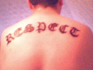 RESPECT tattoo