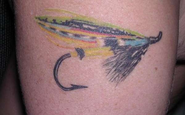 Fishing Fly tattoo