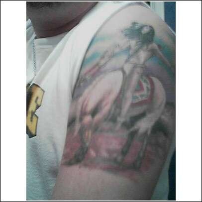 Native American Warrior tattoo