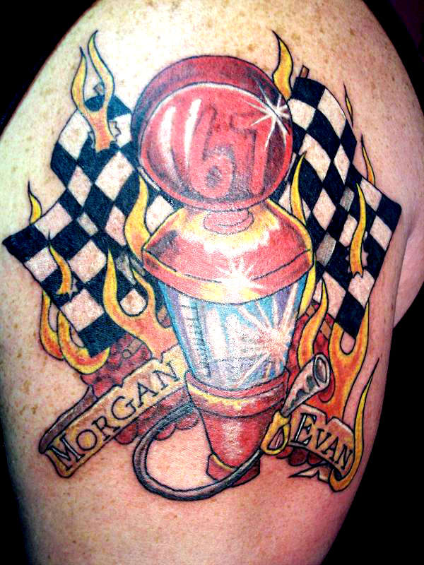 Gas Pump tattoo
