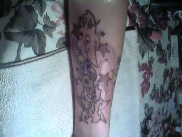 My oldest sons name tattoo