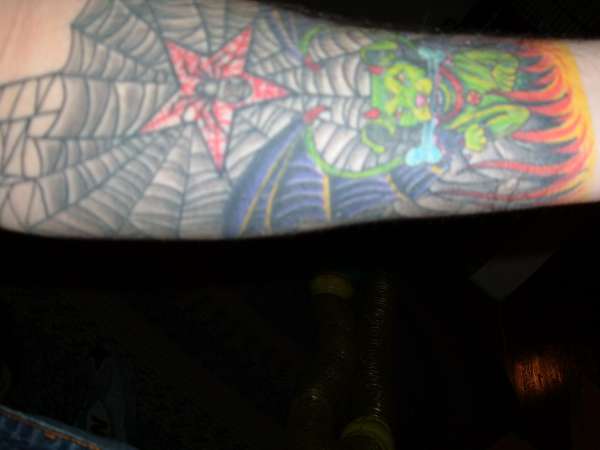 hell dog tattoo
