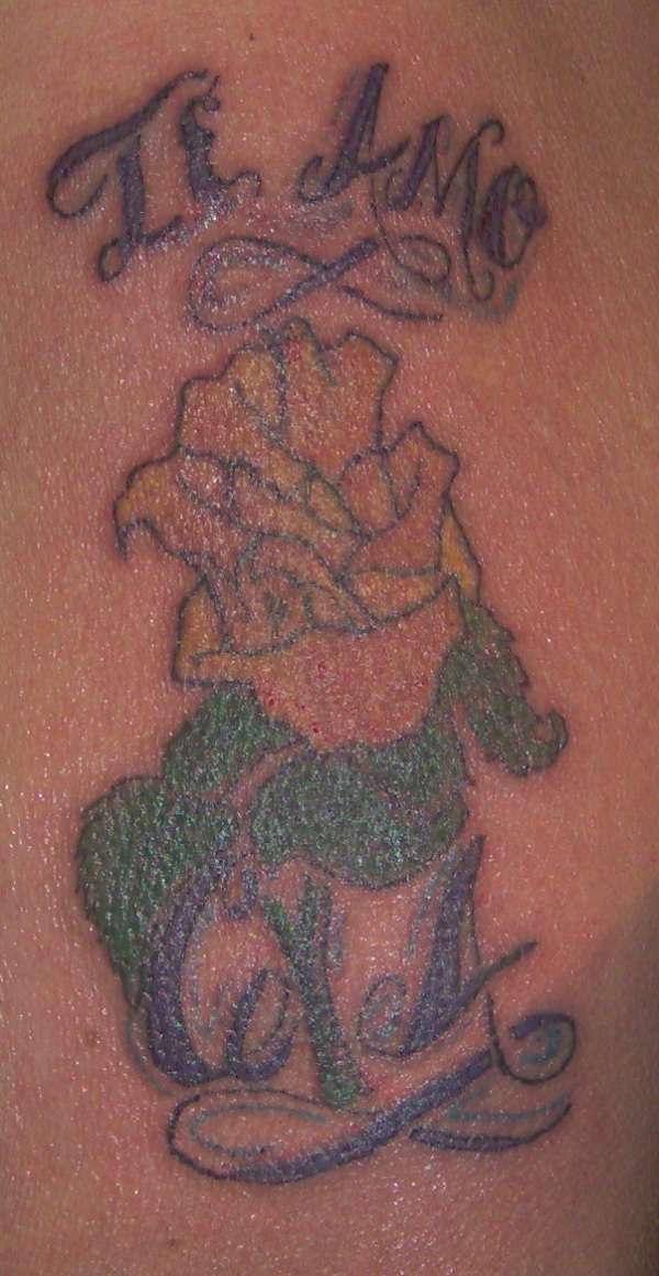 Rose With Te Amo tattoo