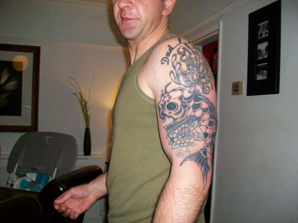 after 2 sittings, 2 left tattoo