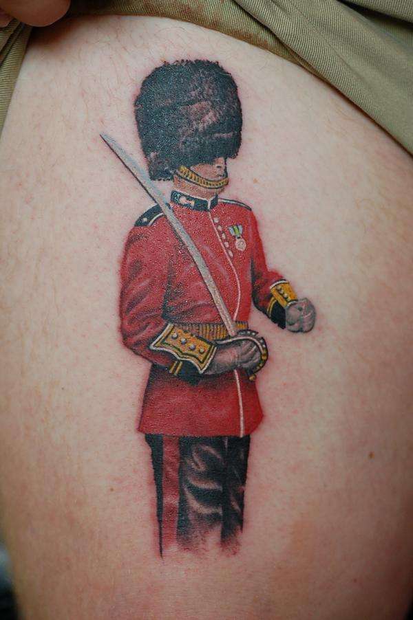 british gaurd tattoo tattoo