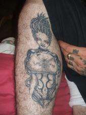 evil girl tattoo