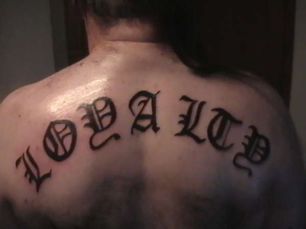 loyalty tat tattoo