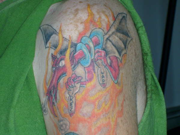 Bat out of Hell tattoo