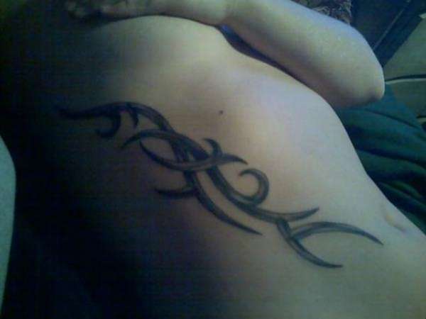 Tribal Ribs Stage One tattoo
