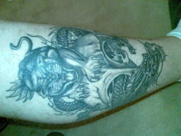 Ying Yang tattoo