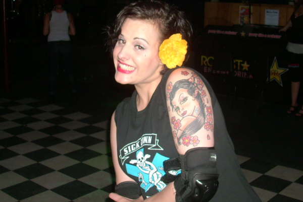 derby night and my pinup girl tattoo
