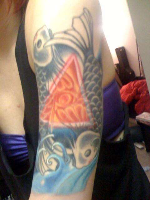 my girl's fishies tattoo