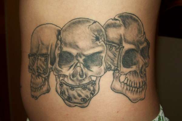 C NO EVIL,SPEAK NO EVIL,ETC tattoo