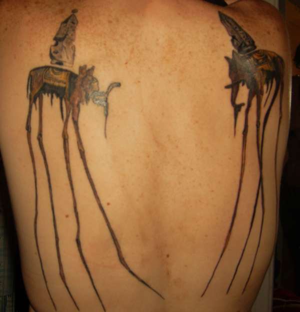 Dali Elephants tattoo