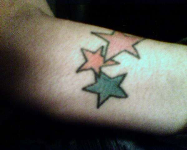 STARS ON MY WRIST tattoo