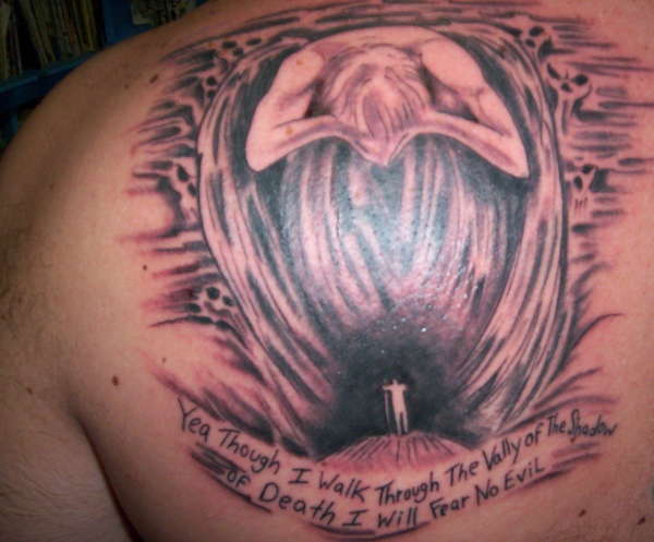 Valley of the Shadow of Death tattoo
