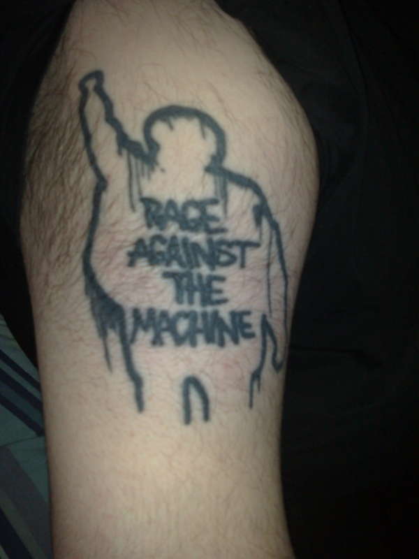 Rage Against The Machine (battle of LA inspired) tattoo