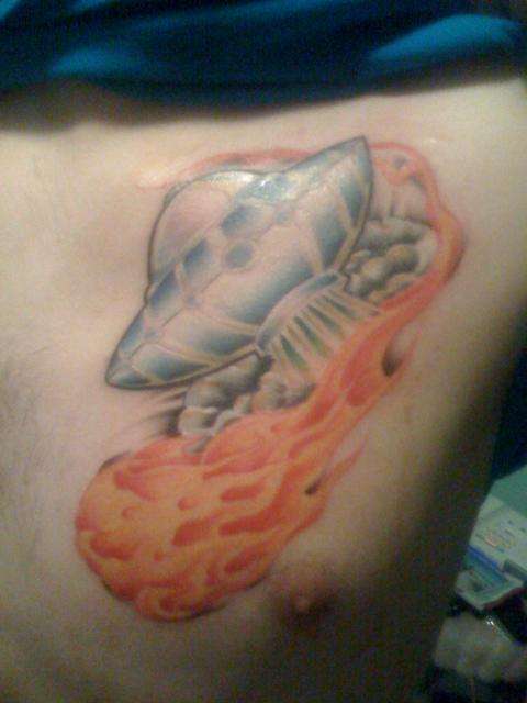 UFO tattoo