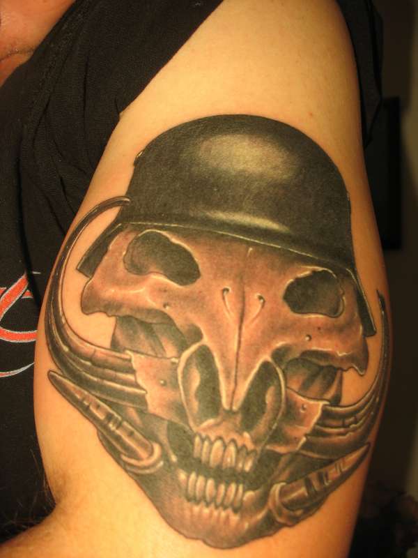 warthog skull tattoo