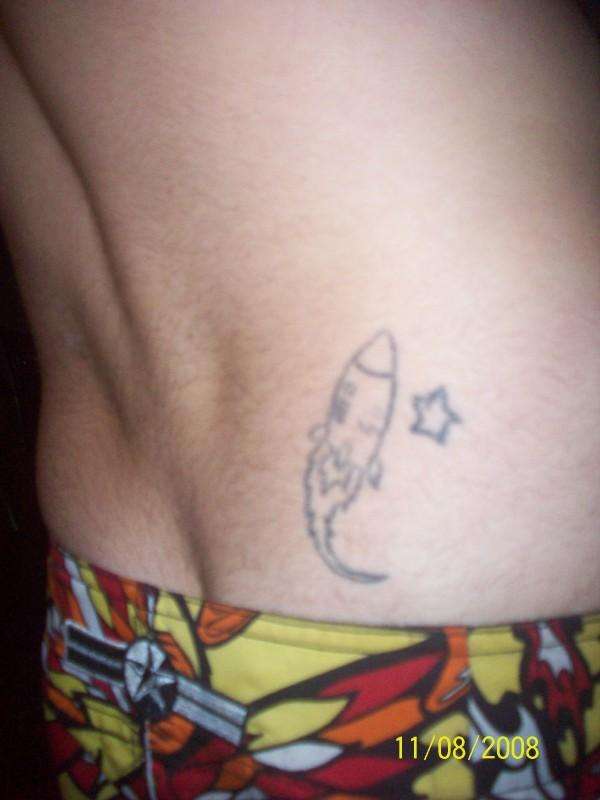 Im am an rocket man tattoo