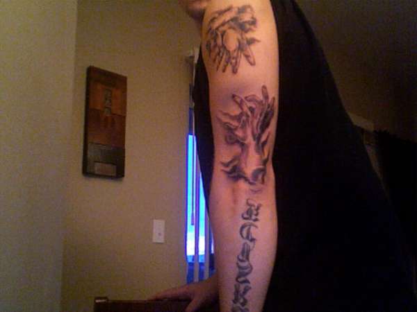 hands full tattoo