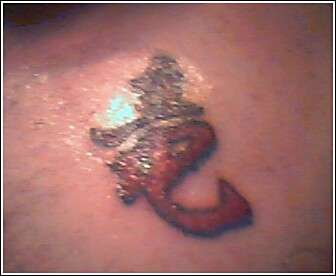 chest(dragon) tattoo