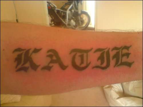 Old English tattoo