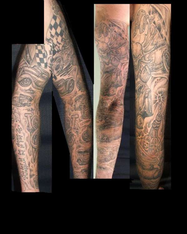 left sleeve tattoo