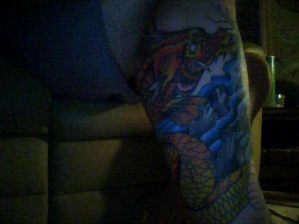 Dragon-Koi Fish tattoo
