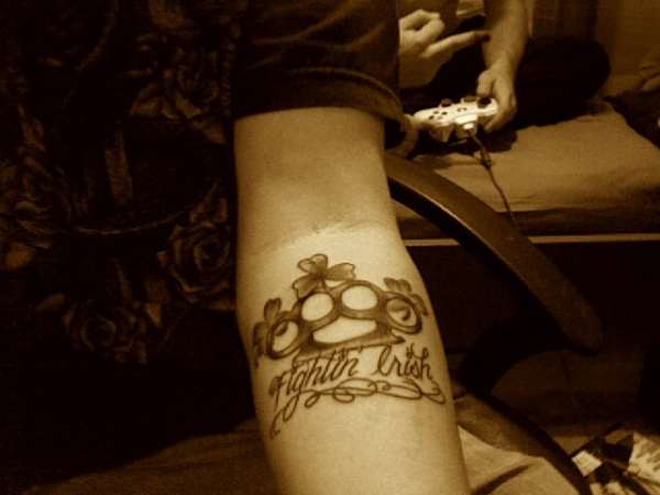 Fightin' Irish tattoo