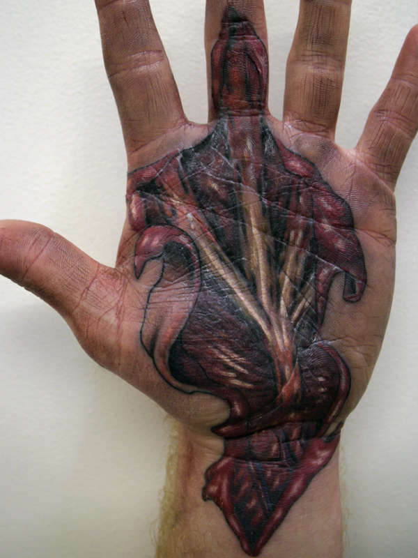 Hand Tendons tattoo