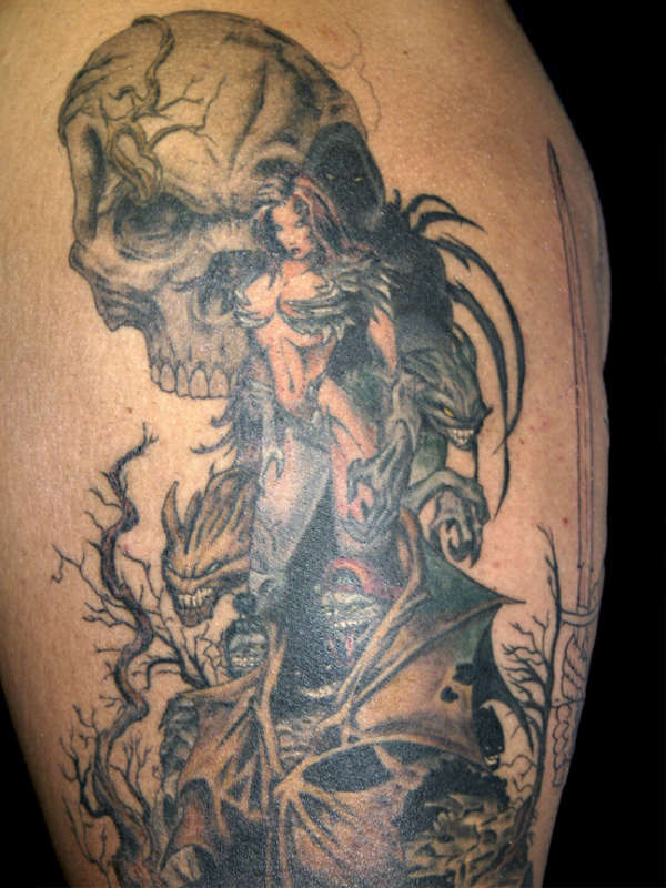 Witchblade tattoo