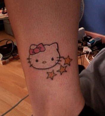 hello kitty tattoo