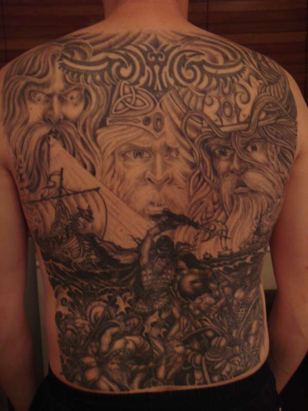 viking battle tattoo