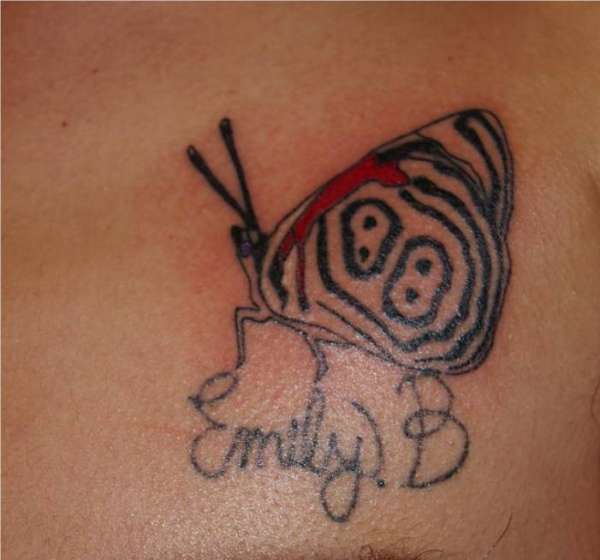 Fluttering Love tattoo