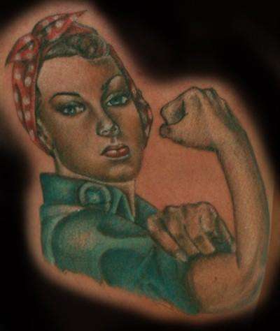 Rosie the Riveter tattoo