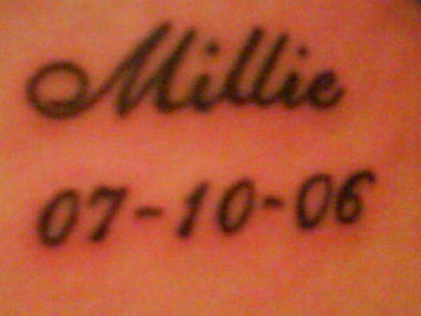 Baby Girl tattoo