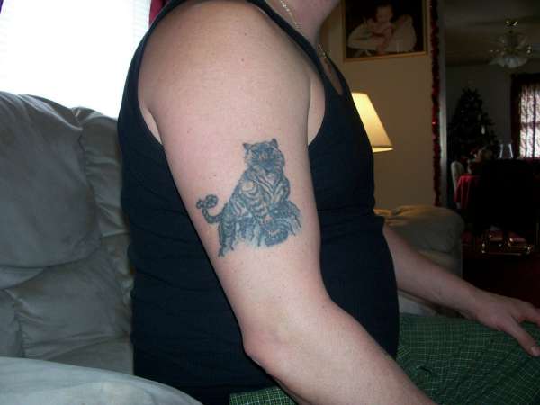 Bad tiger tattoo