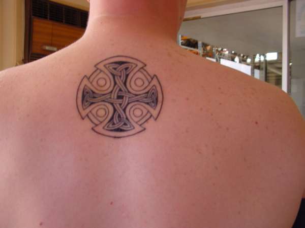 custom celtic cross tattoo
