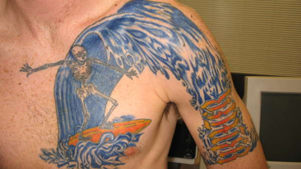 skeleton tattoo
