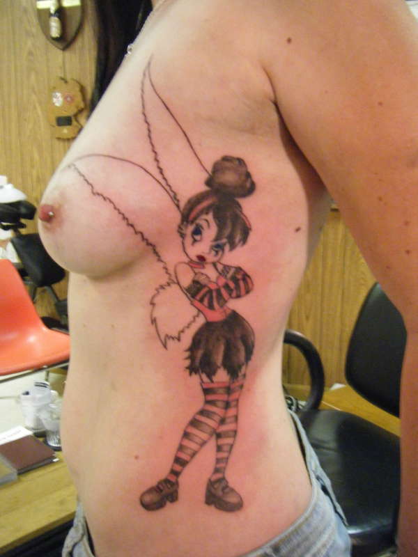 Twisted Tinkerbell tattoo