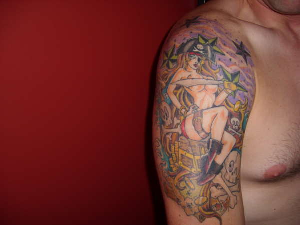A pirate's life 4 me tattoo