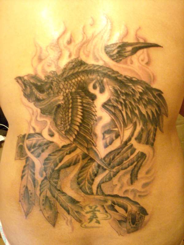 Ferne's phoenix tattoo tattoo
