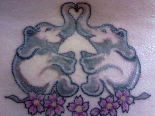 My elephants tattoo