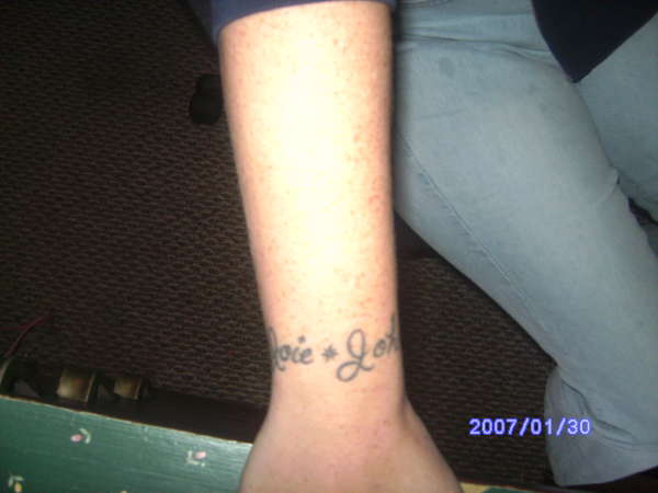 wrist tattoo