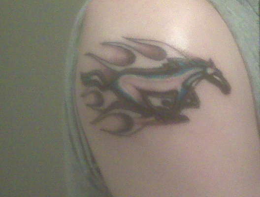 Mustang tattoo