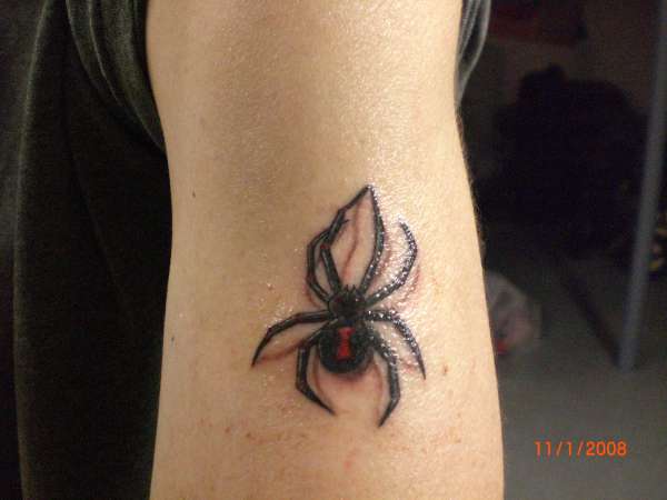 Black Widow Spider tattoo