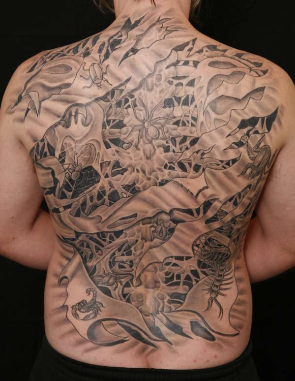 living zombie tattoo