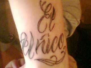 El Unico tattoo