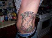 dragon hour glass tattoo